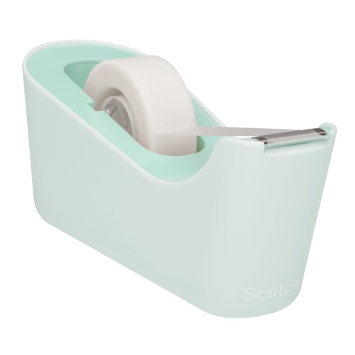 [836537] Dévidoir Scotch C18 menthe + 1 rouleau Magic 33mx19mm