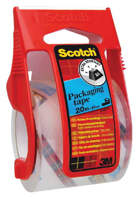 Verpakkingstape Scotch E5020D transparant