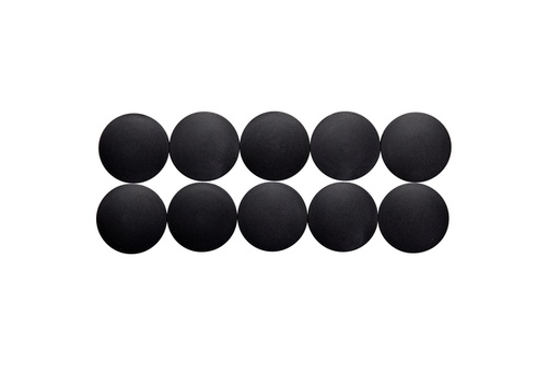[921434] Aimant MAUL Solid 38x15,5mm 2,5kg noir 10 pièces