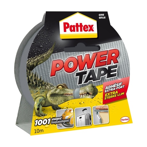 [836331] Ruban adhésif Pattex Power Tape 50mmx10m gris