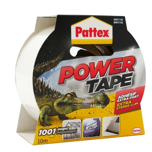 [836316] Ruban adhésif Pattex Power Tape 50mmx10m transparent