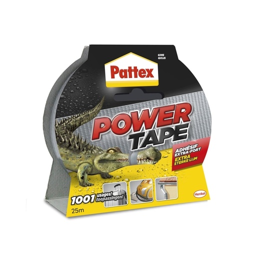 [836302] Ruban adhésif Pattex Power Tape 50mmx25m gris