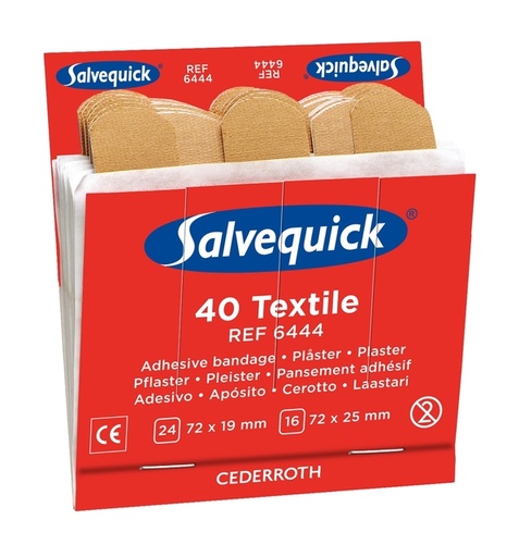 [892579] Pansements Salvequick recharge textile 6x 40 pièces