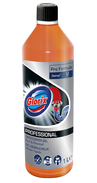 Afvoerontstopper Glorix Professional gel 1 liter