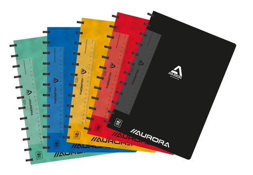 [264502] Cahier ADOC Classic A4 carreau 4x8mm 144 pages 90g assorti
