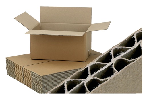 [820290] Boîte expédition CleverPack cannelure BC 486x386x386mm brun 5 pièces