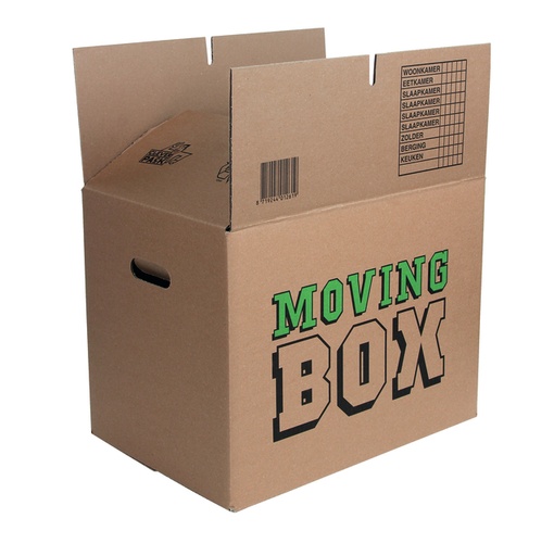 [820299] Carton de déménagement CleverPack imprimé 480x320x360mm 5 pièces