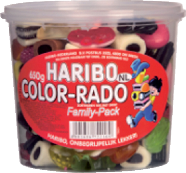 Bonbons Haribo Color-rado 650g