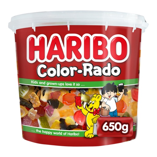 [890201] Bonbons Haribo Color-rado 650g