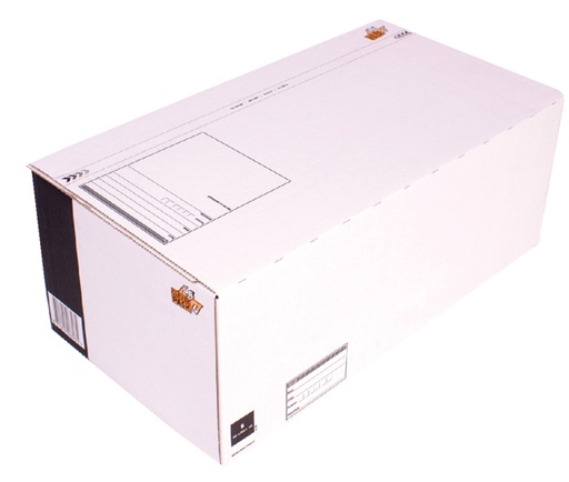 [820410] Postpakketbox 6 CleverPack 485x260x185mm wit pak à 25 stuks