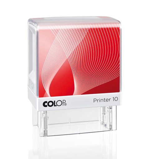 [351019] Cachet à Formules Colop Printer 10 personnalisable rouge