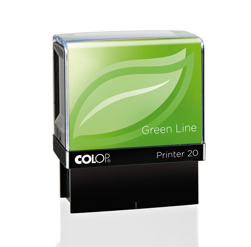 [350850] Cachet à Formules Colop 20 Green Line personnalisable vert