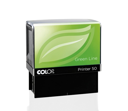 [350858] Cachet à Formules Colop 50 Green Line personnalisable vert
