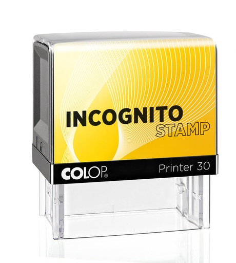 [351043] Cachet à Formules Colop Printer 30 Incognito jaune