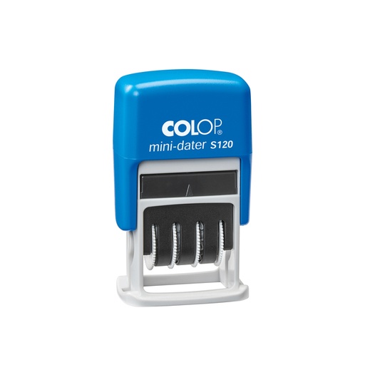 [351021] Tampon Dateur Colop Printer S 120 Mini-Dateur NL bleu