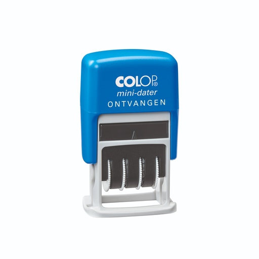 [351028] Cachet à Formules+Date Colop Printer Mini S 160/L2 'Ontvanger' bleu