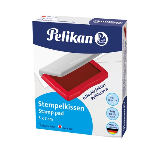 [355502] Tampon encreur Pelikan 3E 50x70mm rouge