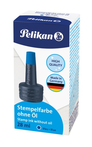 [356103] Encre pour tampon encreur Pelikan flacon 28ml bleu