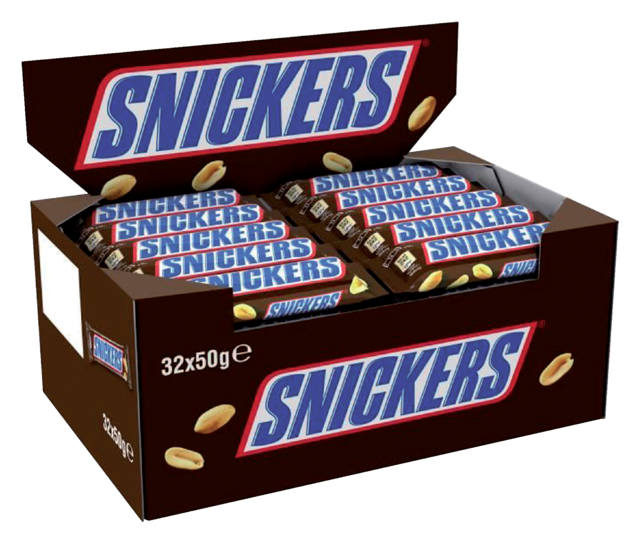 Snickers 50gr 32 pièces