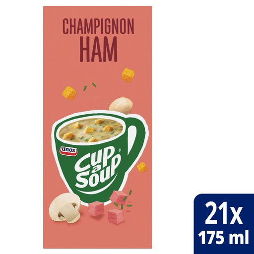 [890182] Cup-a-Soup Unox Champignons jambon 21x 175ml