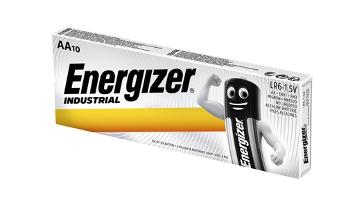 [413624] Pile Energizer Industrial A4 alcaline boîte 10 pièces