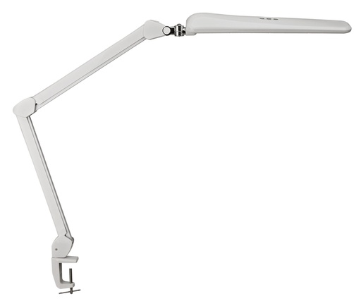 [495406] Lampe de bureau MAULcraft LED Pince table intensité réglable blanc