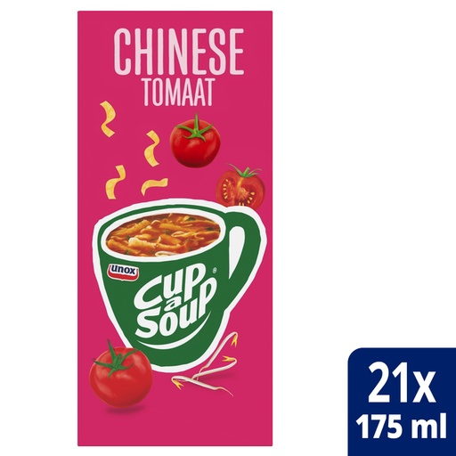 [890184] Cup-a-Soup Unox Chinese tomaten 21x175ml