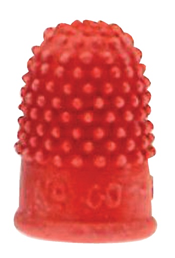 [336812] Doigtier de comptage Ø14mm rouge 20 pièces