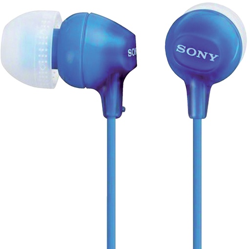 [418753] Ecouteurs Sony EX15LP Basic bleu