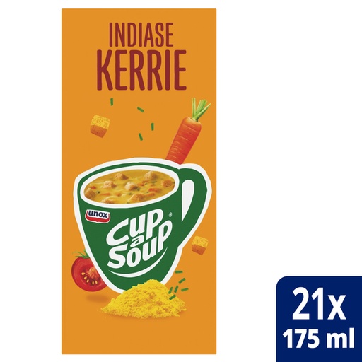 [890134] Cup-a-soup Unox Curry indien 21x 175ml