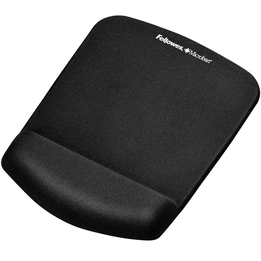 [436408] Tapis souris avec repose-poignet Fellowes Plush Touch noir