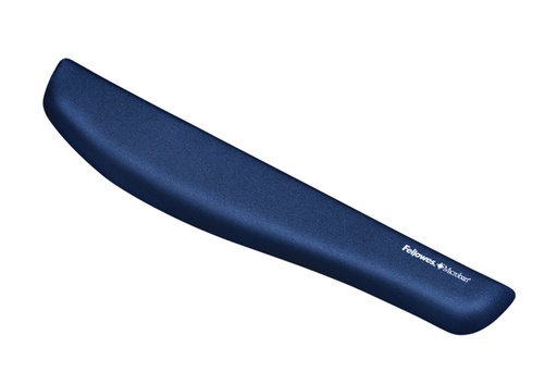 [436405] Repose-poignet Fellowes Plush Touch bleu