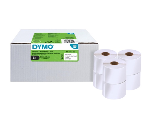 [817318] Etiquette Dymo LabelWriter carte nom 54x101mm 6 rouleaux 220 pcs blanc