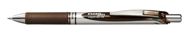 Roller gel Pentel EnerGel BL77 Medium brun