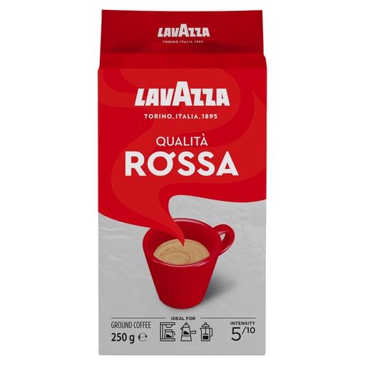 [891894] Koffie Lavazza gemalen Qualita Rossa 250gr