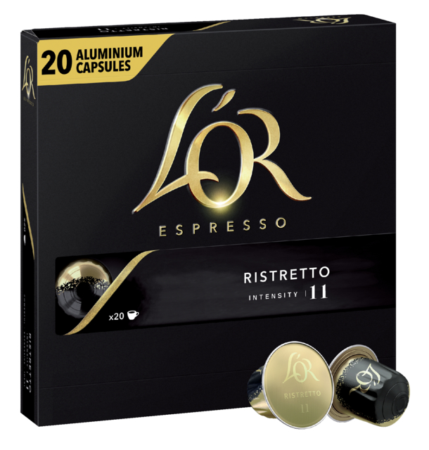 Koffiecups L''Or espresso Ristretto 20 stuks