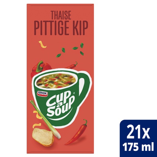 [890195] Cup-a-Soup Unox Poulet spicy thaï 21x 175ml
