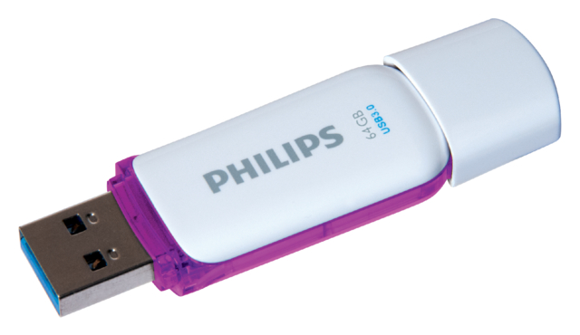 Clé USB 3.0 Philips Snow Edition Magic Purple 64Go