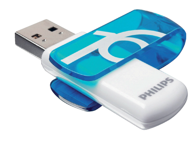 USB-stick 2.0 Philips Vivid Edition Ocean Blue 16GB