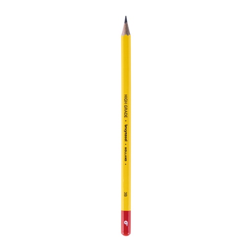 [640293] Crayon graphite Bruynzeel Burotek 3B gris