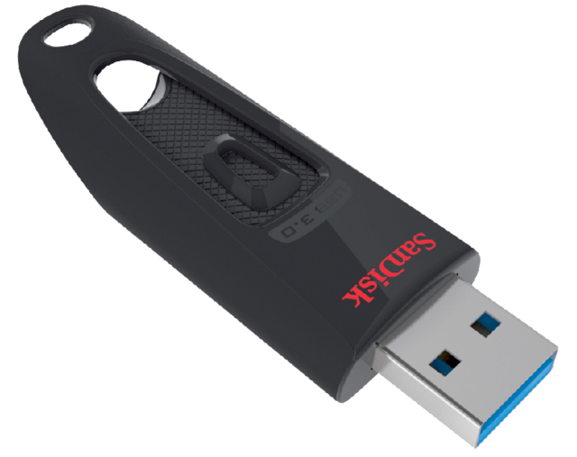Clé USB 3.0 SanDisk Cruzer Ultra 32Go noir