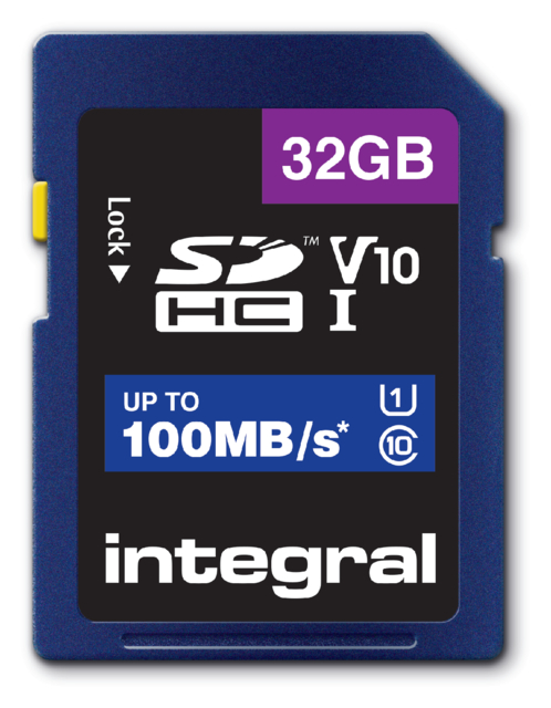 Carte mémoire Integral SDHC V10 32Go