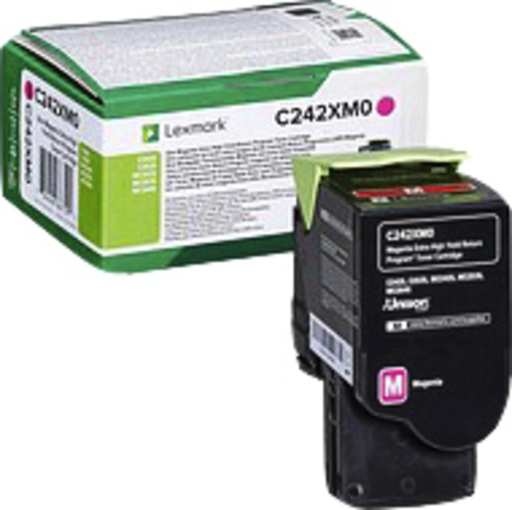 [404634] Tonercartridge Lexmark C242XM0 rood