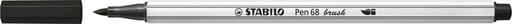 [631201] Feutre pinceau STABILO Pen Brush 568/46 noir