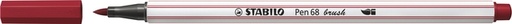 [631218] Feutre pinceau STABILO Pen 568/19 pourpre