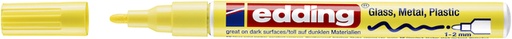 [630425] Paintmarker edding 751 op oliebasis 1-2mm pastel geel