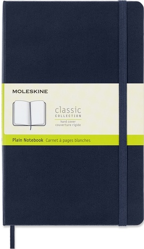 [011632] Carnet de notes Moleskine L 130x210mm uni rigide bleu saphir