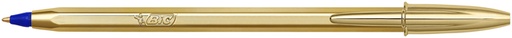 [616151] Stylo bille BIC Cristal Gold Medium or boîte 20 pièces