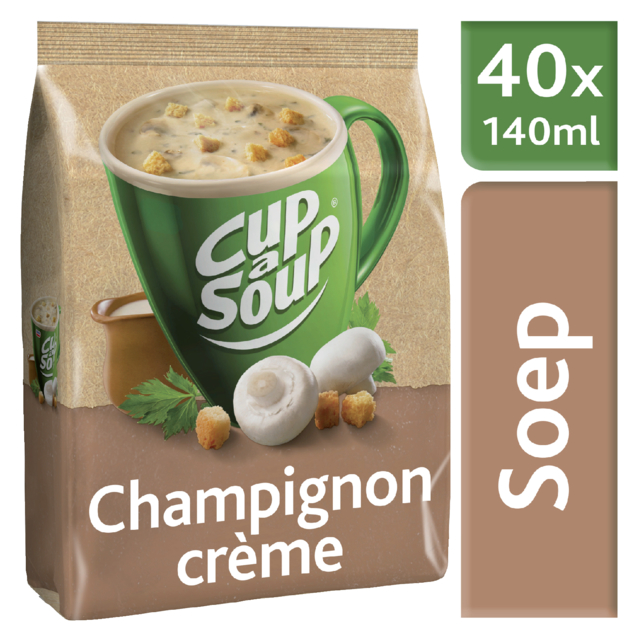Cup-a-Soup Unox machinezak champignon crème 140ml