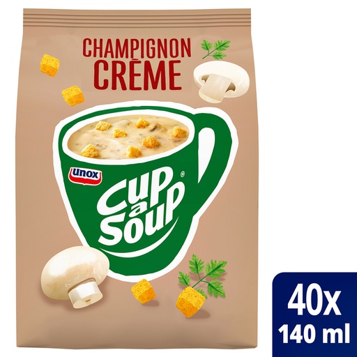 [891014] Cup-a-Soup Unox Champignon crème sac pour distributeur 140ml